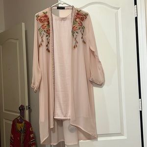 2 PIECE: GOWN AND SHIRT